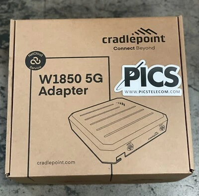 CRADLEPOINT W-SERIES 5G WIDEBAND ADAPTER MODEM W1850-5GB ROUTER BE05-1850GB-GN - - Image 1 of 3