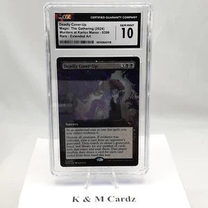 MTG - MKM - Deadly Cover-Up - Extended Art - #0399 - Graded CGC 10 - Picture 1 of 10