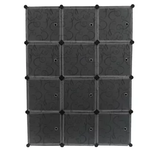 Cube Storage 12-Cube Closet Organizer Cubes Organizer DIY Closet Cabinet - Picture 1 of 13