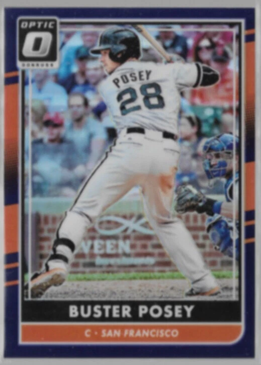 BUSTER POSEY 2016 Panini Donruss Optic #155.  GIANTS - Image 1 of 1