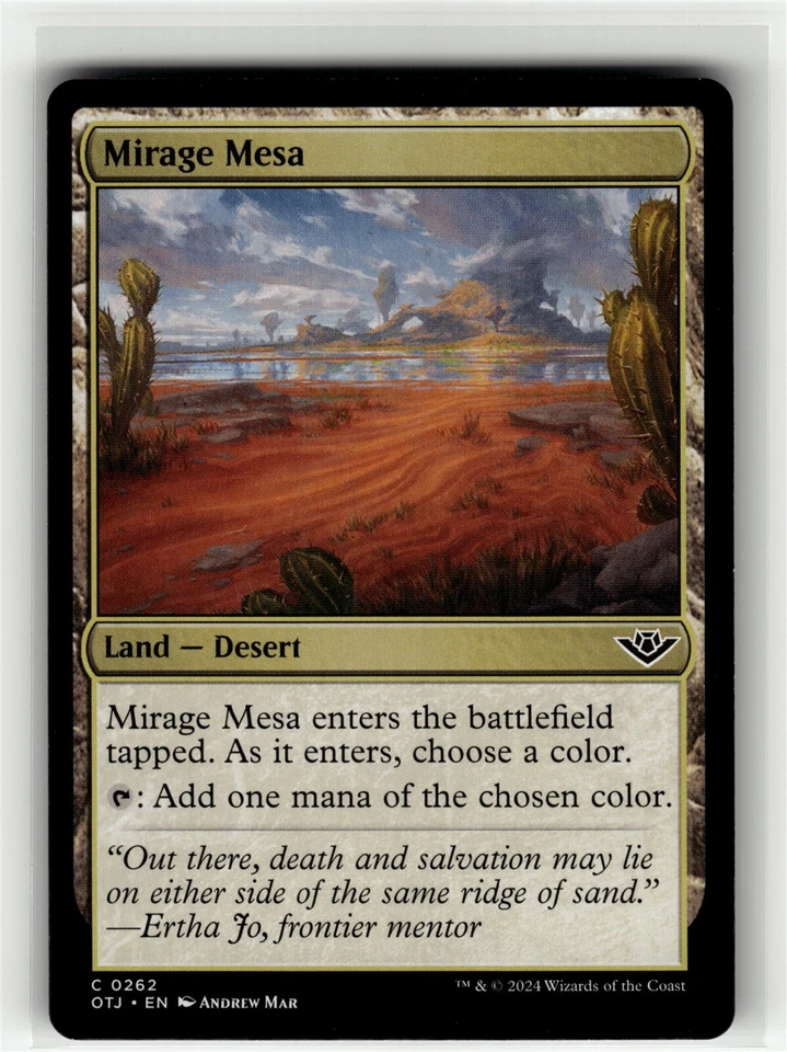 MIRAGE MESA Outlaws of Thunder Junction #262 OTJ(NM+)(MTG) - Image 1 of 1