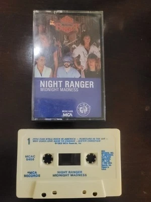 Night Ranger - Midnight Madness (Cassette, 1983) Sister Christian Complete VGC Foto 1 de 2