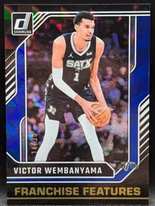 2024-25 Donruss NBA Franchise Features #25 Victor Wembanyama Checkerboard 14/30 - Picture 1 of 2