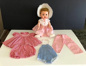 Muñeca bebé Tiny Tears Rock A Bye vintage de los años 50 personaje americano 18" - Imagen 1 de 24