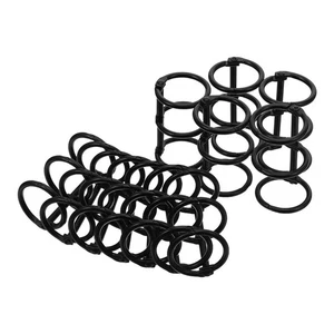 20pcs Loose Leaf Binder Ring Metal Openable Rings For Calendars Notecard Binder - Picture 1 of 12