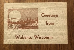 Saludos desde Wabeno, Wisconsin. Postal (WP8) - Imagen 1 de 2