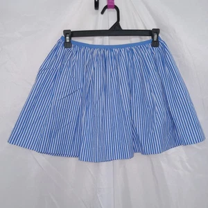 Polo Ralph Lauren Girls A- Line Blue And White Striped Skirt Size 12-14 NWT - Picture 1 of 9