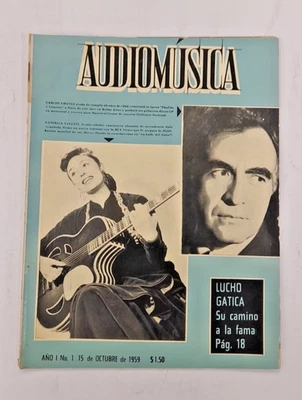 AUDIOS MUSICA, No.1 OCTOBER 1959 LUCHO GATICA / MARIA DEL CARMEN / FRANK SINATRA - Image 1 of 4
