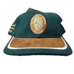 Cappello Boy Scouts of America Vintage Edizione Limitata da Collezione 1910-2000 Nuovo con etichette - Foto 1 di 7