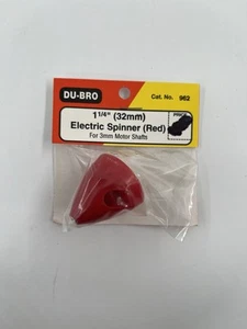 Dubro 962 New in Package 1-1/4" (32mm) Electric Spinner Red RC Airplane Hobby - Picture 1 of 4