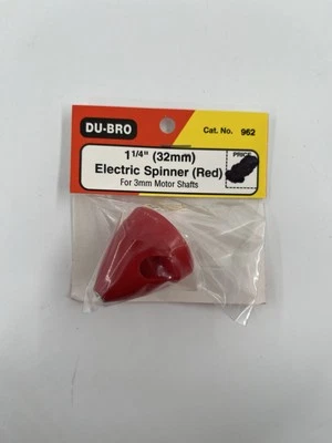 Dubro 962 New in Package 1-1/4" (32mm) Electric Spinner Red RC Airplane Hobby - Image 1 of 4