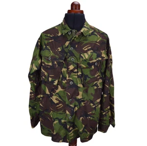 British Army Camo Military Combat Woodland DPM Shirt 180/104 L Reg Zip - Picture 1 of 10