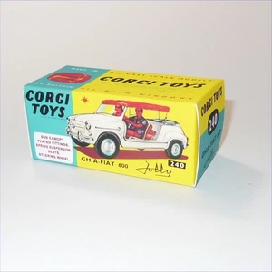 Corgi Toys 240 Fiat 600 Ghia Jolly Repro Box - Picture 1 of 4