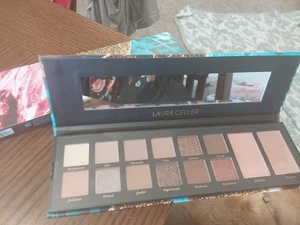 LAURA GELLER LAURA'S ESSENTIALS BLUSHING & BLISSFUL 14 SHADE PALETTE NIB FREE SH - Picture 1 of 2