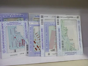 HO Scale MICROSCALE  Freight  Trailers Decal SetS-  8 LOTS OF PARTIALS - Picture 1 of 5