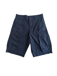 Nike Cargoshorts Herren S marineblau Ripstop Reißverschluss Fly Webstoff bestickt neu mit Etikett - Bild 1 von 8