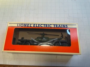 ¡NUEVO EN CAJA!  LIONEL 6-16952 -- FLATCAR DE LA MARINA DE EE. UU. CON HELICÓPTERO ERTL - Imagen 1 de 2