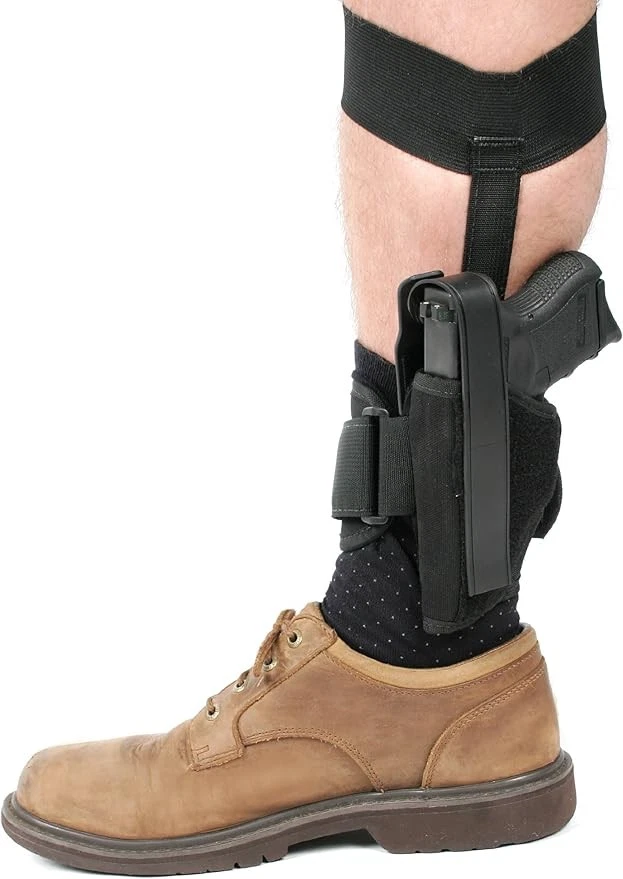 Blackhawk Ankle Gun Cases Holster Left-handed, Black, Size 16 - Image 1 of 3