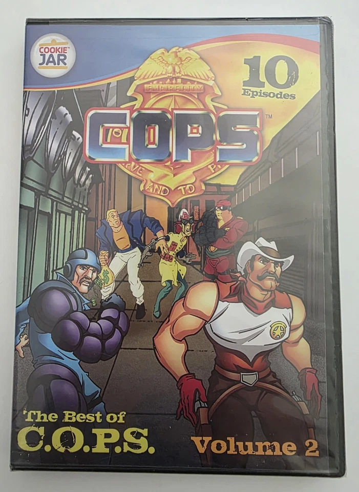 DVD Cops Cartoon 10 Episodes Volume 2 The Best of C.O.P.S. Sealed Foto 1 de 2