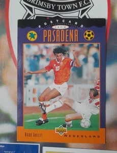 UPPER DECK USA 94 RUUD GULLIT FOOTBALL CARD WORLD CUP NETHERLANDS 1994 AC MILAN - Picture 1 of 2