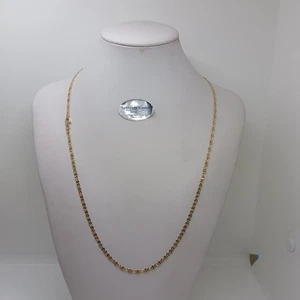 COLLANA UNISEX A MAGLIA GRUMETTA IN ORO GIALLO  18KT 5,75 GR. (8283) 60 cm - Imagen 1 de 11