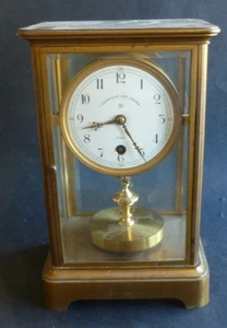 PENDULE "400 JOURS"  EN BRONZE, CLAUDE GRIVOLAS  (1855-1938) French bronze clock - Imagen 1 de 8