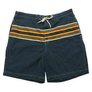 Polo sportiva vintage Ralph Lauren linea a righe pantaloncino taglia XL nuoto - Foto 1 di 4