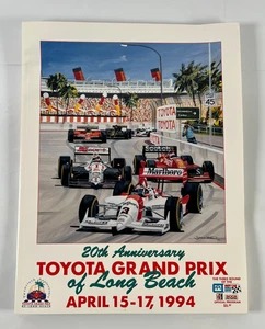 20th Anniversary Toyota Grand Prix of Long Beach April 1994 Souvenir Program - Picture 1 of 10