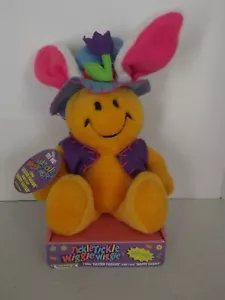 Kitzeln Kitzeln Wackeln Kichern orange Osterparade Hase Plüschtier neu mit Etikett (x) - Bild 1 von 6