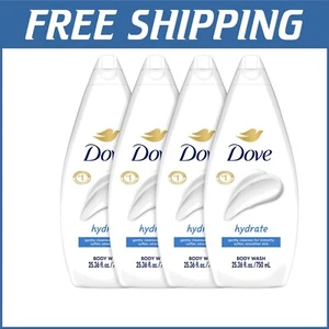 Gentle Moisturizing Body Wash for Sensitive Skin – 25.36 Oz Each, 4-Pack Value - Picture 1 of 8