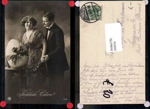 104534,NPG 3410 Ostern Osterei Mann Frau Liebespaar Tisch - Bild 1 von 1