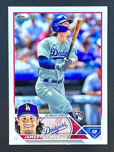 JAMES OUTMAN RC 2023 Topps Series 2 Rookie Card #395 Los Angeles Dodgers - Picture 1 of 2