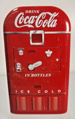 Retro Coca-Cola Vending Machine Tin - Image 1 of 4