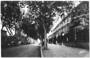 NARBONNE 11 Etablissement Collège CPSM écrite Melle GUY à Decazeville en 1944 - Foto 1 di 2