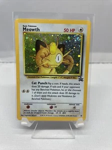 Pokémon TCG Meowth Wizards Black Star Promos 10 Holo Promo Promo - Picture 1 of 2