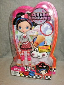 Mattel Kuu Kuu Jarajuku ~ Muñeca de amor de 10" pulgadas con pulsera con dije sin usar, en caja 22049A - Imagen 1 de 12