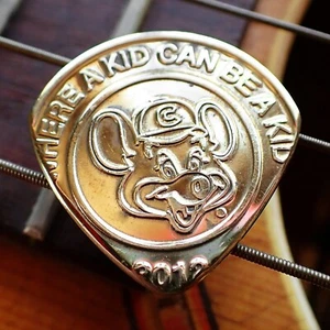 Brass Token Guitar Pick + Gibson Les Paul Guitar SG Standard Custom Studio ART - Picture 1 of 3