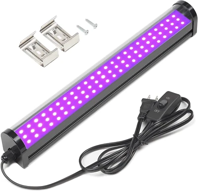 UV Black Light Bar, 25W Upgraded LED Blacklight Tube，395-405Nm, Light up  - Image 1 of 4