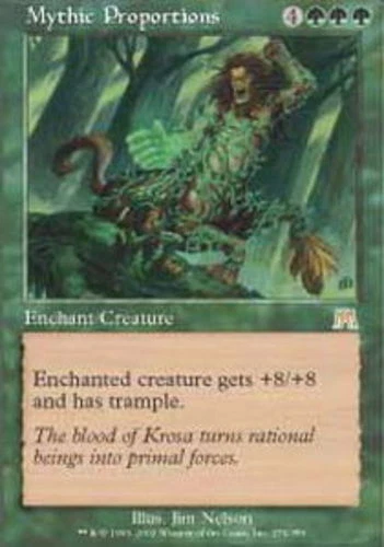 MTG - Mythic Proportions - Onslaught - NM, English Magic FLAT RATE SHIP - Image 1 of 1