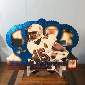 1996 Terrell Owens Rookie Pacific Crown Royale Blue RC - Picture 1 of 4