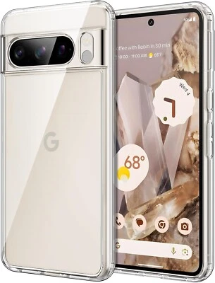 MSM Hülle für Google Pixel 8 / 8 Pro Silikon Schutzhülle TPU Tasche Klar Slim Case