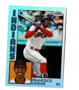 FRANCISCO LINDOR 2019 Topps 1984 CHROME Cleveland Indians - Picture 1 of 2