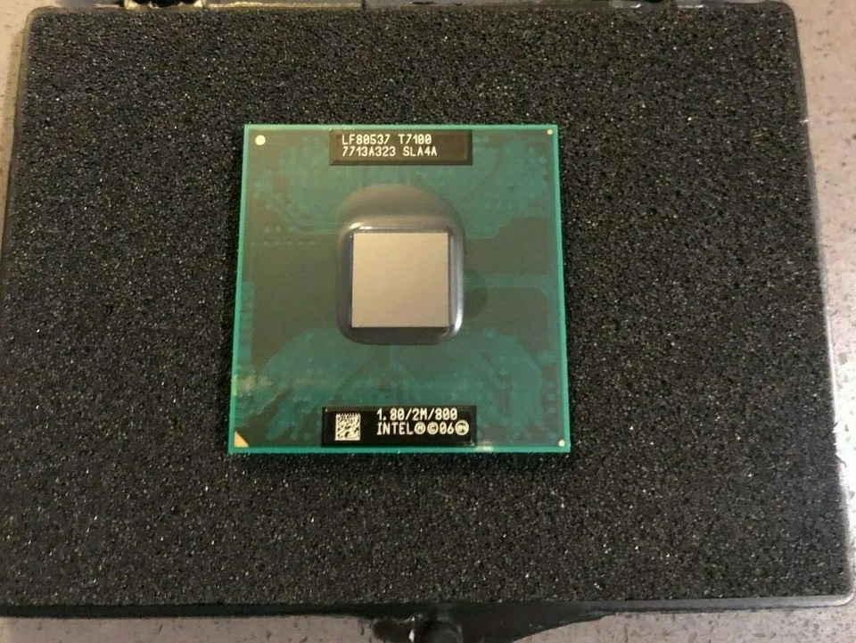 Intel Core 2 Duo CPU T7100 1.8GHz 2MB Processor SLA4A Dell KX729 New - Image 1 of 1