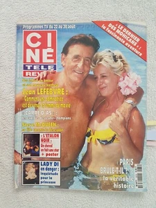 CINE REVUE N°34 1992 JEAN LEFEBVRE MCQUEEN LADY DI ROD STEWART MAE WEST IAN COX - Bild 1 von 23