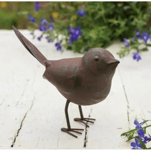 Farmhouse/Cottage/Primitive/Country Metal Songbird Bird Decor - Picture 1 of 1