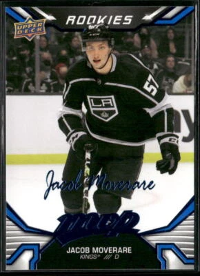 2022-23 Upper Deck MVP #224 Jacob Moverare Los Angeles Kings Blue Script Card - Image 1 of 2