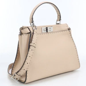FENDI 8BN290 Q0J Handbag Selleria Peekaboo Iconic 2WAY handbag leather Women - Picture 1 of 9