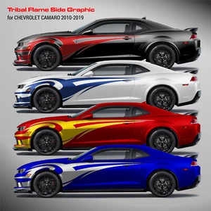 Chevrolet Camaro 2010 - 2019 TRIBAL FLAMES Gráfico lateral - Imagen 1 de 7