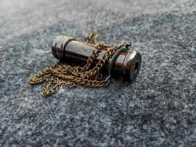 Латунный калейдоскоп ручной работы, калейдоскоп GILBERT & SON, антикварный калейдоскоп, - Изображение 1 из 4