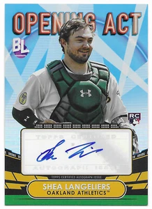2023 Topps Big League Opening Act Auto Shea Langeliers (#OAA-SL) Athletics RC - Picture 1 of 2
